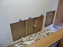 Fixing Some Drywall by bradley j drywall patch photo