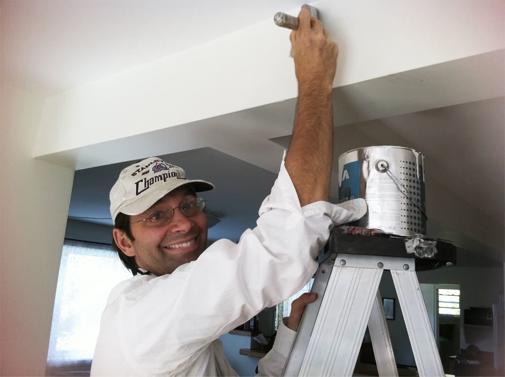 Brad with professional painting tools