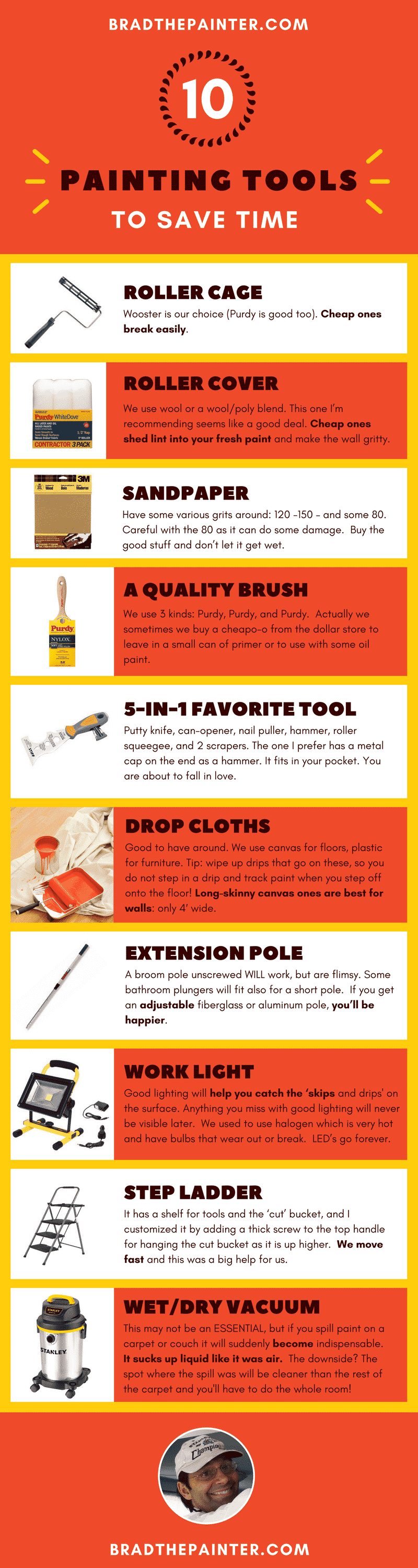 Painting Tools List (with 5 BIG TIMESAVING Paint Tools) | Brad the Painter