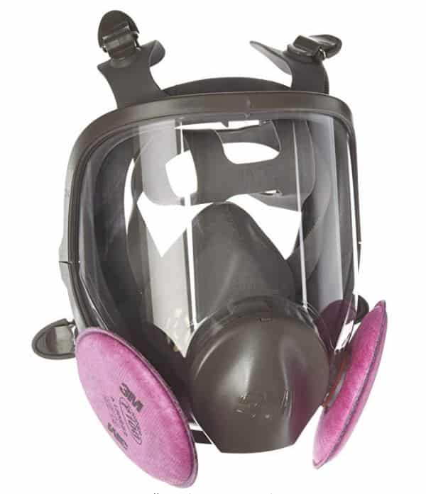 Full face respirator mask for pollen sawdust mold and some organics