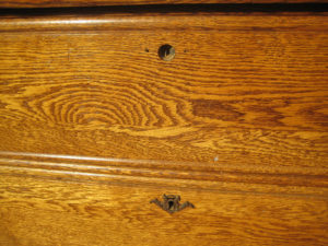 example of wood stain that you can paint over