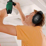 Ear muffs with screw gun - cool tools for dad Ear muffs with screw gun - cool tools for dad