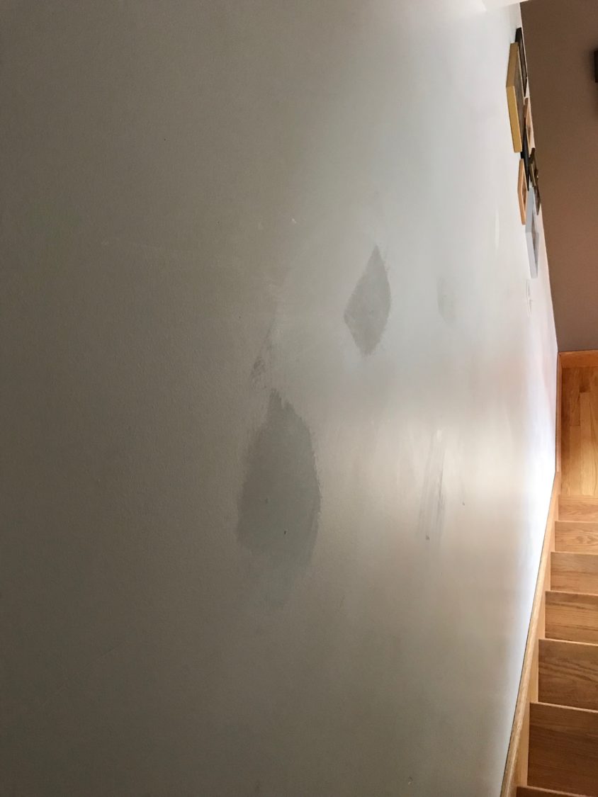 Flashing On Paint Touch Up Wall Brad The Painter