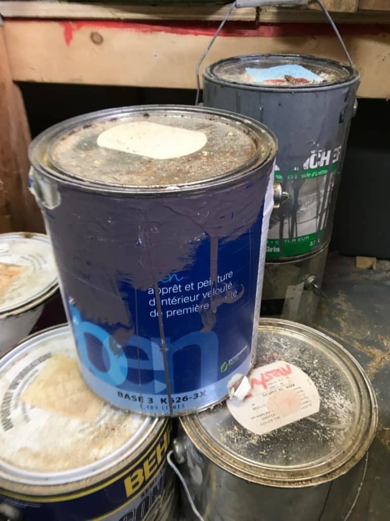 Good Paint storage