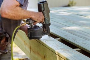 An excellent framing nailer used by a working man