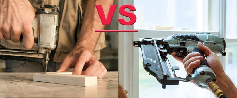 choose between brad nailer and finish nailer