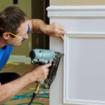 Brad nailer for small trim: a finish nailer would split this