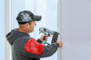 haning window with finish nailer impossible with brad nailer