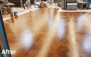 stained concrete floors