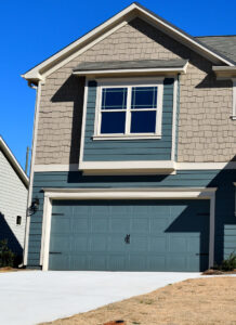 painted garage door