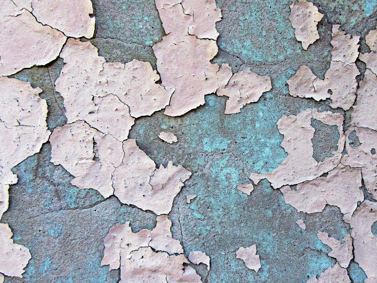 Paint applied over old paint Brad the Painter