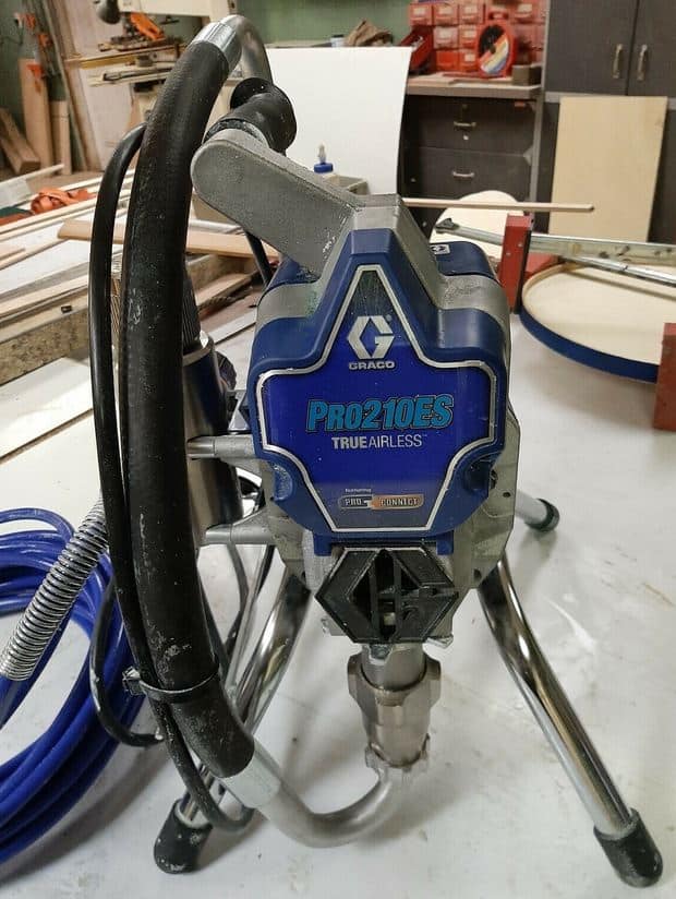 210ES Graco airless commercial sprayer Brad the Painter