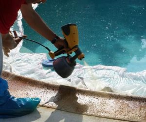 Using an HVLP sprayer for concrete sealer