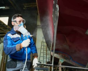 Using an HVLP spray gun for marine paint