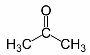 Use acetone to test if oil or latex