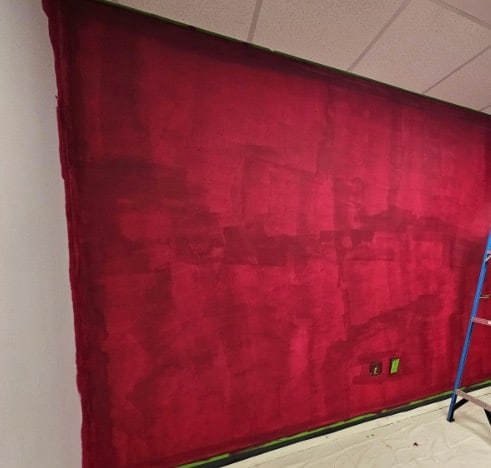 red paint does not cover without proper primer